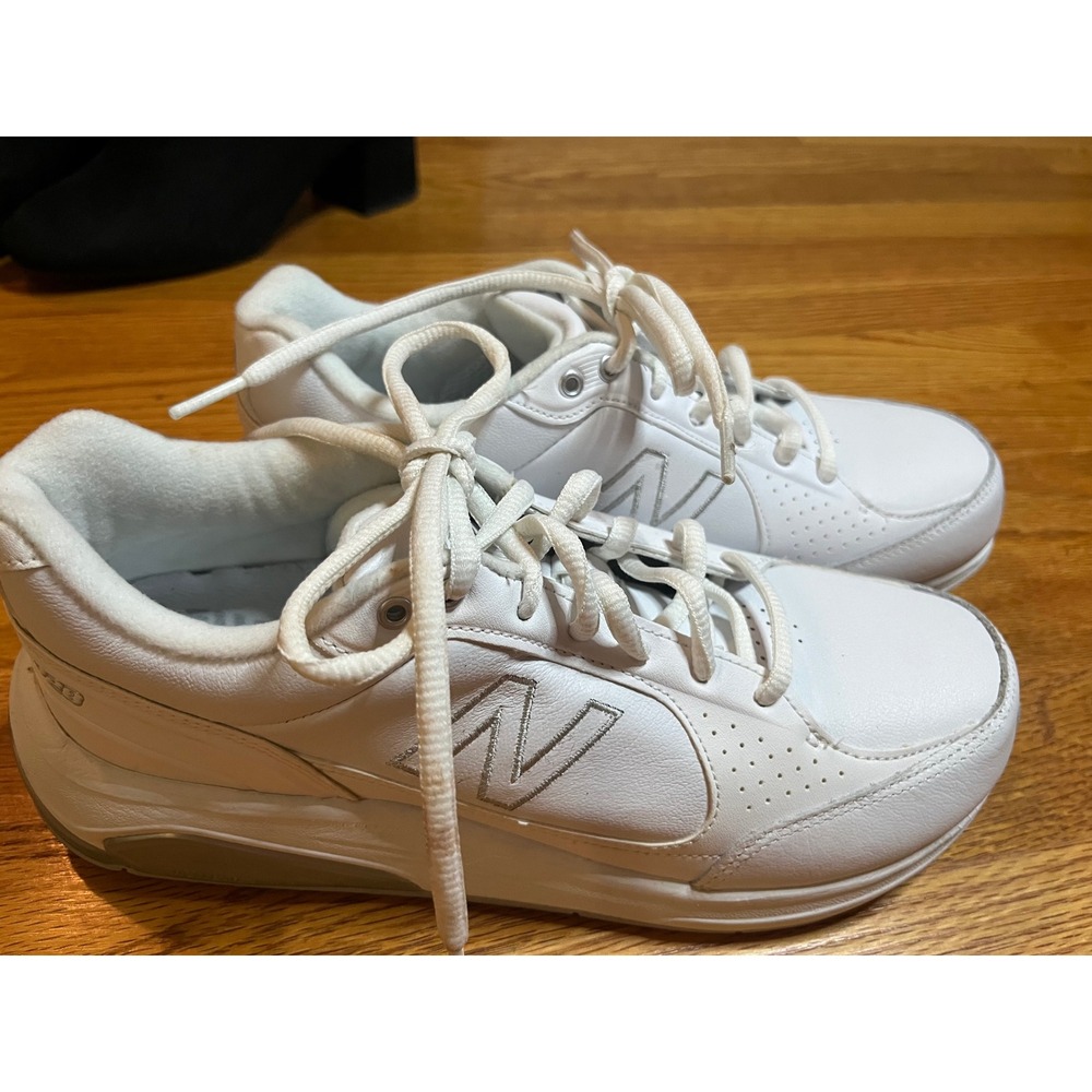 New Balance 928 White Leather Walking Shoes WW928WT Womens 7.5 B Motion Control